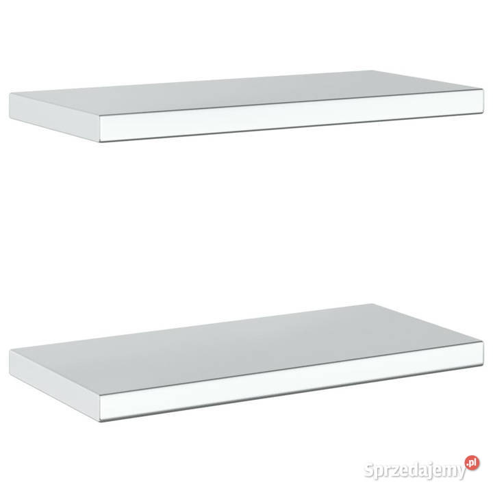 Półki ścienne 2 50x235x3 srebrna stal nierdzewna mazowieckie Warszawa