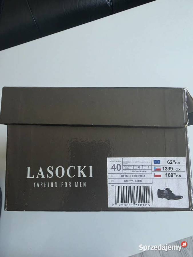 2 pary butów męskich lasocki venezia 26.3cm Kalisz