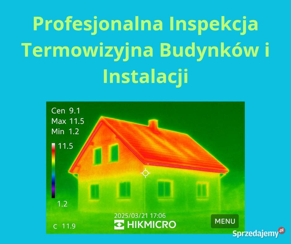 Profesjonalna Inspekcja Termowizyjna Budynków i Mszana Dolna