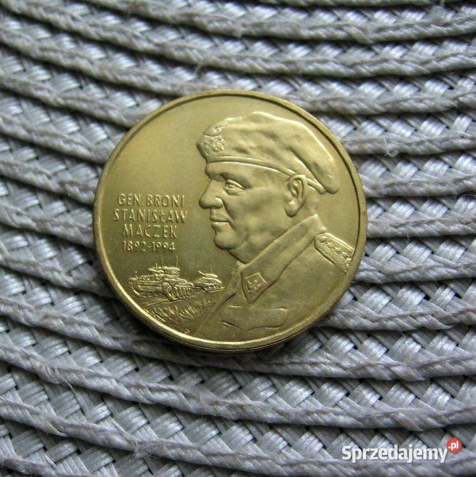 Polska 2 GN 2003r Gen Maczek Ładna Numizmatyka Kalisz