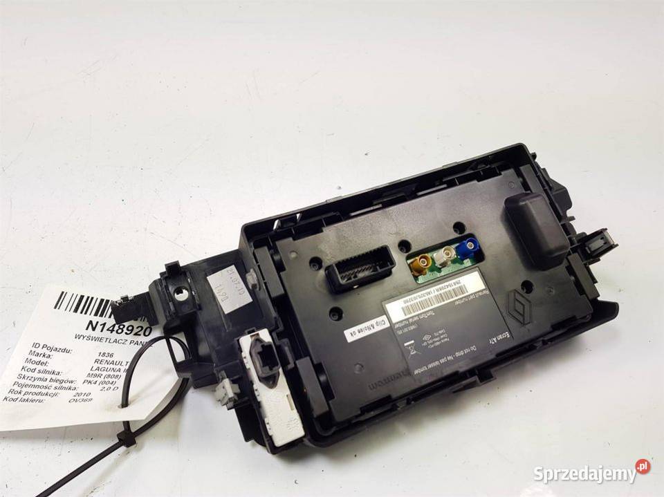 WYŚWIETLACZ PANEL RENAULT LAGUNA III 259154206R Części samochodowe Lipno