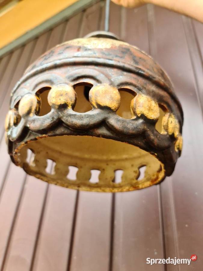 Komplet 5 sztuk lamp ceramicznych wiszących Jasło sprzedam