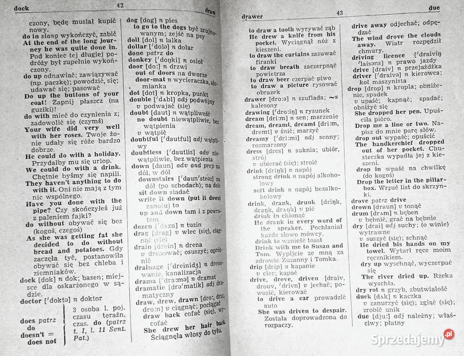 Słownik angielskopolski do podręcznika present Chełm sprzedam