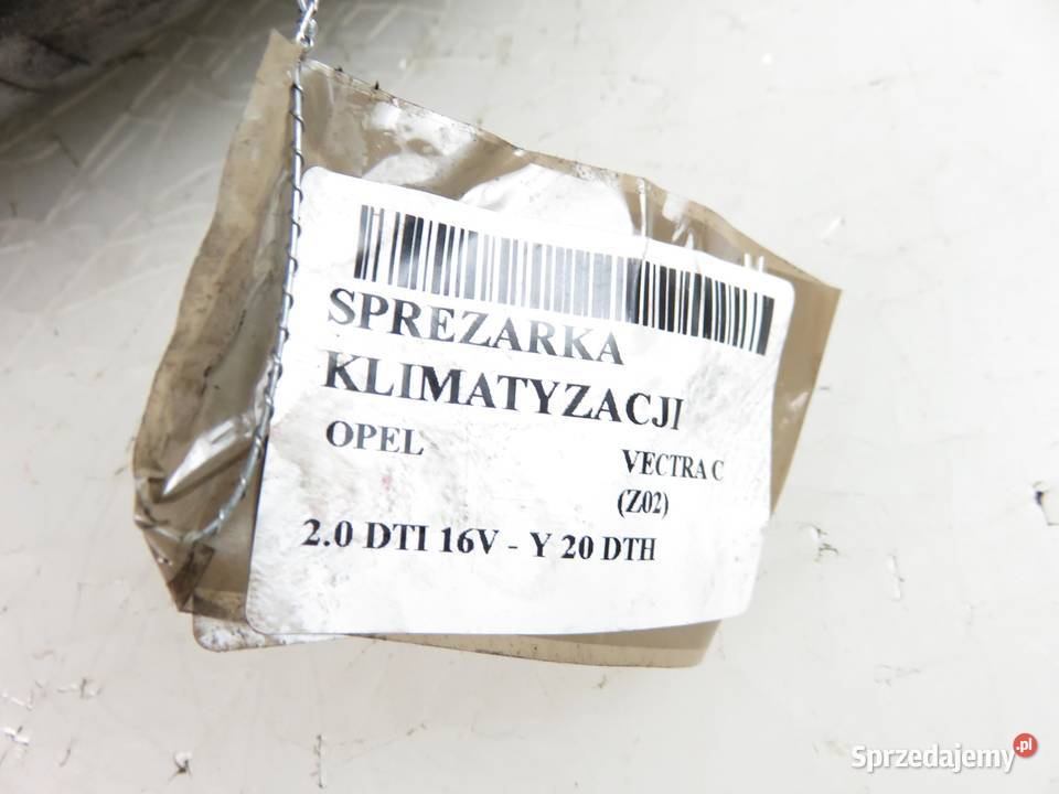 KOMPRESOR KLIMATYZACJI OPEL VECTRA C 24411249 małopolskie
