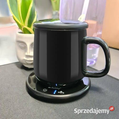 Kubek 400 ml z timerem podgrzewacz