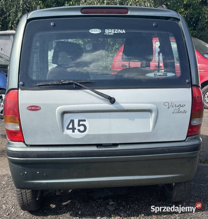 MICROCAR Virgo 2003r 505 544 Na Części Pozostałe Piotrków Trybunalski