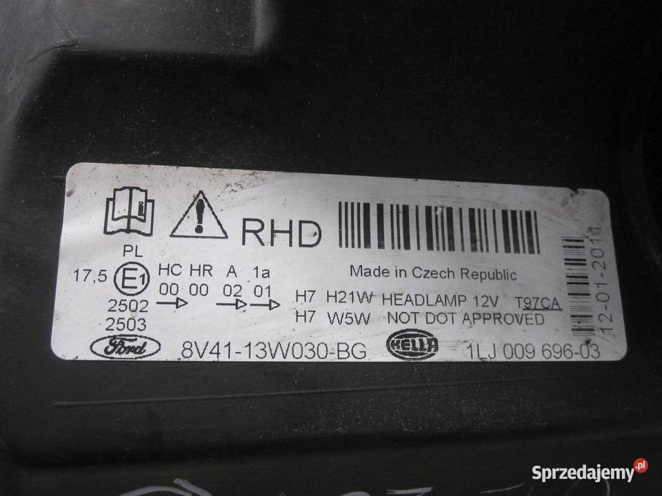 Ford Kuga I 10r Lampa lewa przód ANGLIK Kielce sprzedam