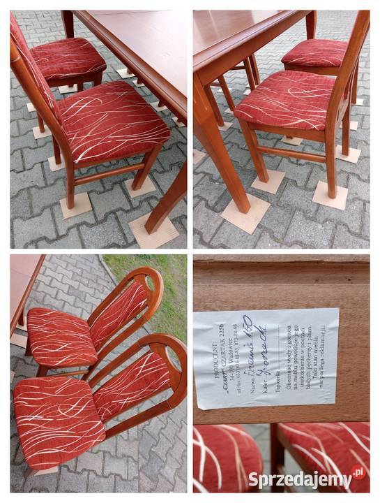 TransportStół 4 krzesła seria Aramis 150 stan śląskie Jaworzno sprzedam