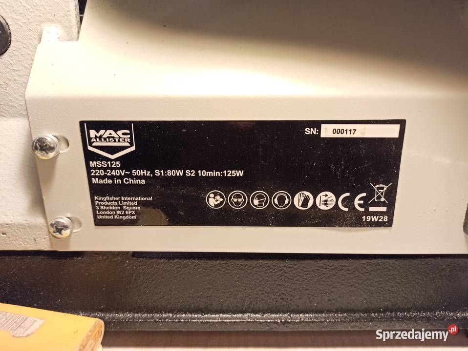 Wyrzynarka stołowa Piła włosowa MacAllister Tarnów sprzedam