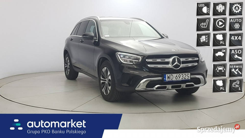Mercedes GLC 200 d 4Matic Z Polskiego Salonu asystent pasa ruchu Warszawa
