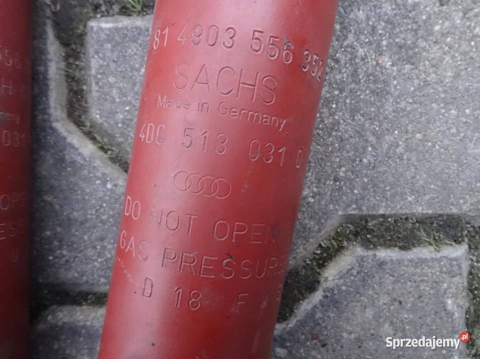 4D0513031Q AUDI A8 D2 AMORTYZATORY TYLNE TYL osobowe Przemęt