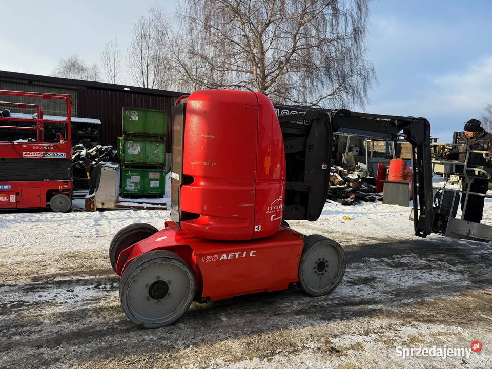 zwyżka podnośnik elektryczny MANITOU 120 AETJC 2 łódzkie sprzedam