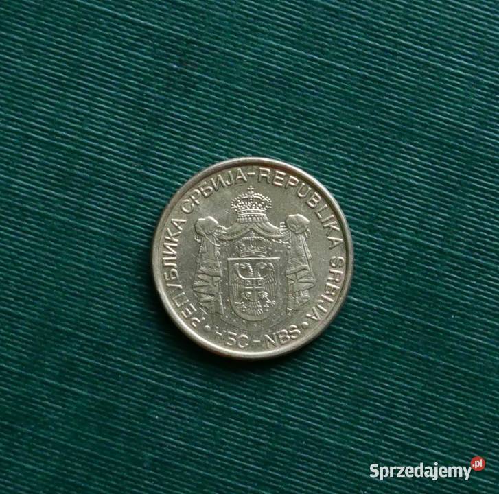 SERBIA 2 dinary 2009r niemagnetyczna Numizmatyka Gliwice sprzedam