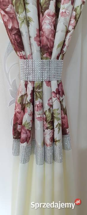 Zasłony kwiat angielski Wystrój okien mazowieckie Mława