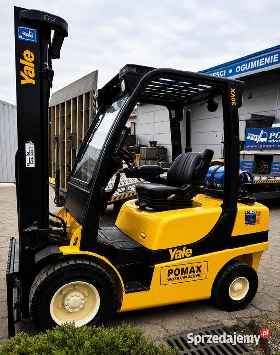 YALE GLP30VX 3T 2007r LPG Triplex 521 m UDT Yale Oborniki