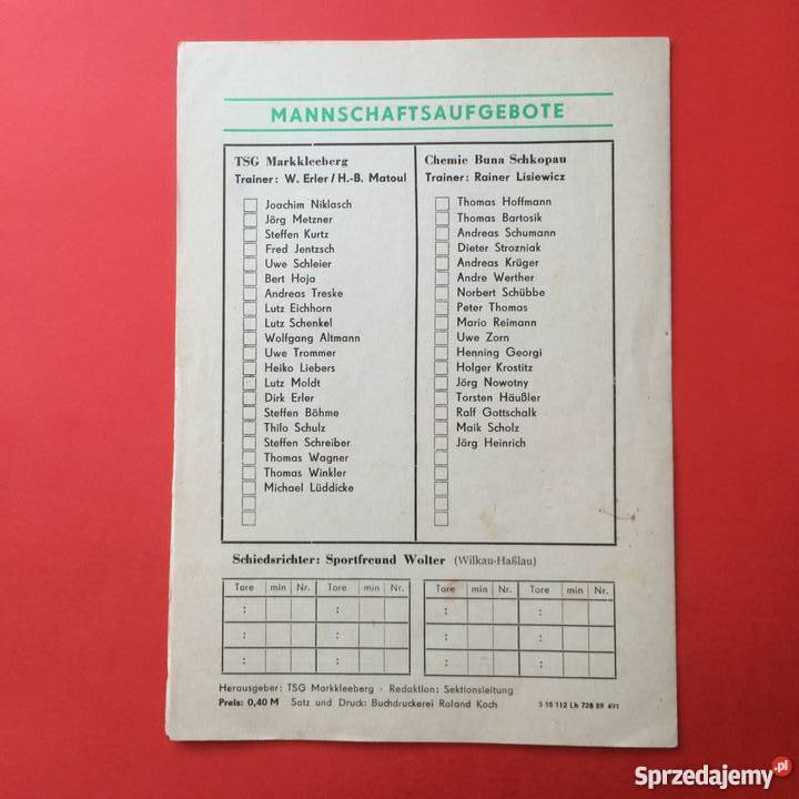 261 Sport niemiecki Szczecin sprzedam