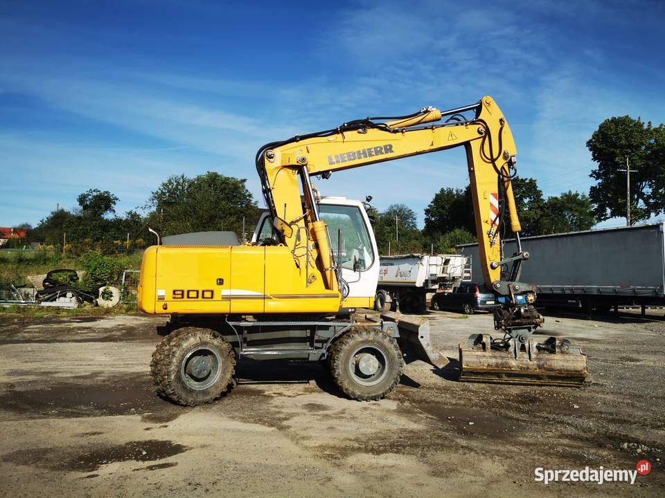 Koparka Kołowa liebherr 900 rototilt głowica śląskie Cieszyn sprzedam