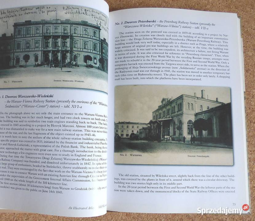 MZ Ilustrowany Atlas Dawnej Warszawy wersja Książki i Podręczniki Warszawa