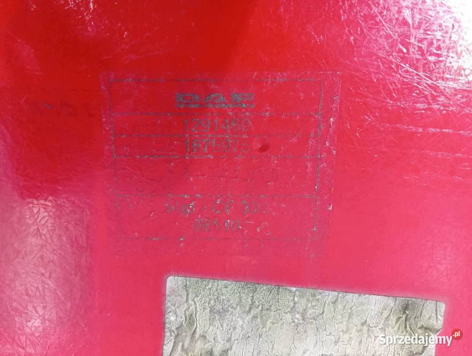 OSŁONA OWIEWKA SPOILER DACHOWY 1291469 DAF XF sprzedam