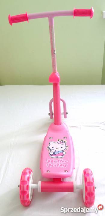 Hulajnoga trzykołowa 3 kołowa dziewczynki HELLO sprzedam