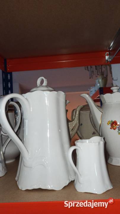 Dzbanek do kawy Hutschenreuther Germany Biały Gdańsk