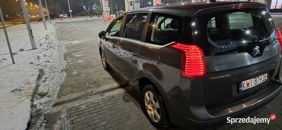 Peugeot 5008 20HDI 150 skórzane fotele nieuszkodzony Siercza