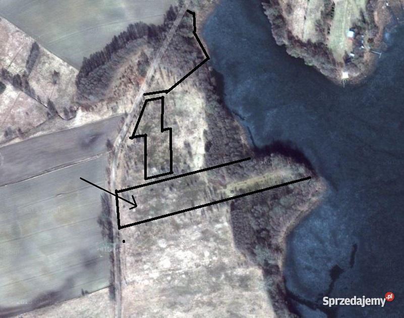 działkę rekreacyjnobudowlaną JEZIOREM 099 ha we 9900m2 Grunty i działki zachodniopomorskie Rydzewo