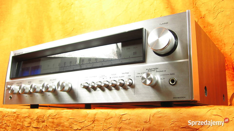 POTĘŻNY Sanyo DCX6000K AMPLITUNER Vintage dolnośląskie Świebodzice