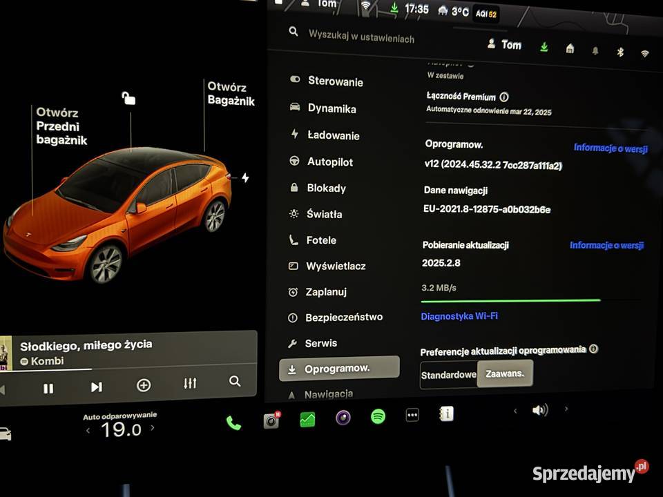Tesla Y LONG RANGE DUAL MOTOR nieuszkodzony Rzeszów