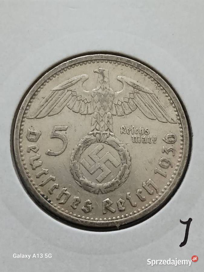 5 Marek Niemcy Paul von Hindenburg 1936 r men A