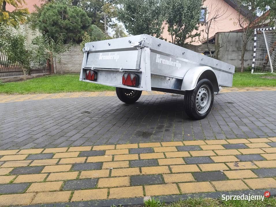 Przyczepka samochodowa brenderup z wywrotem Wągłczew