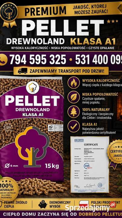 Pelett klasa A1 Opał sprzedam