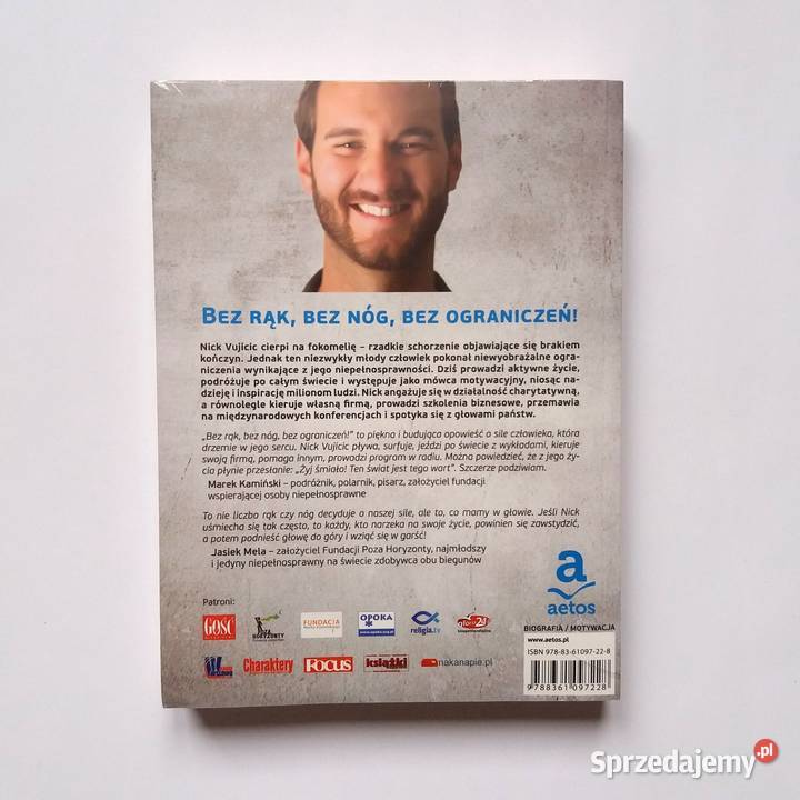 Nick Vujicic Bez rąk bez nóg bez ograniczeń