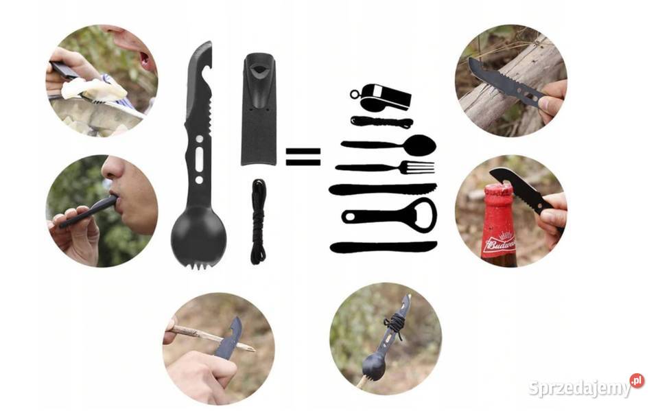 ZESTAW PRZETRWANIA SURVIVAL nóż latarka kompas małopolskie Nowy Sącz