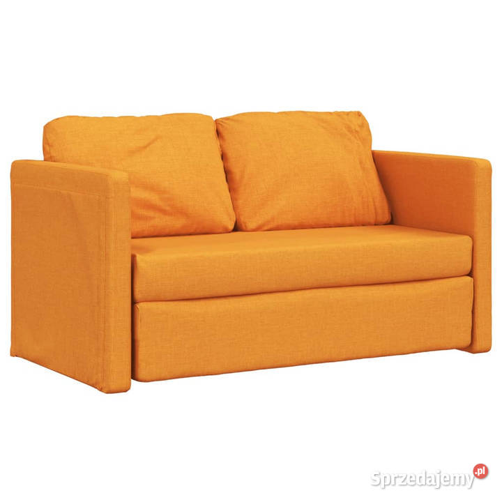 Sofa podłogowa 2w1 ciemnożółta 112x174x55 Warszawa sprzedam
