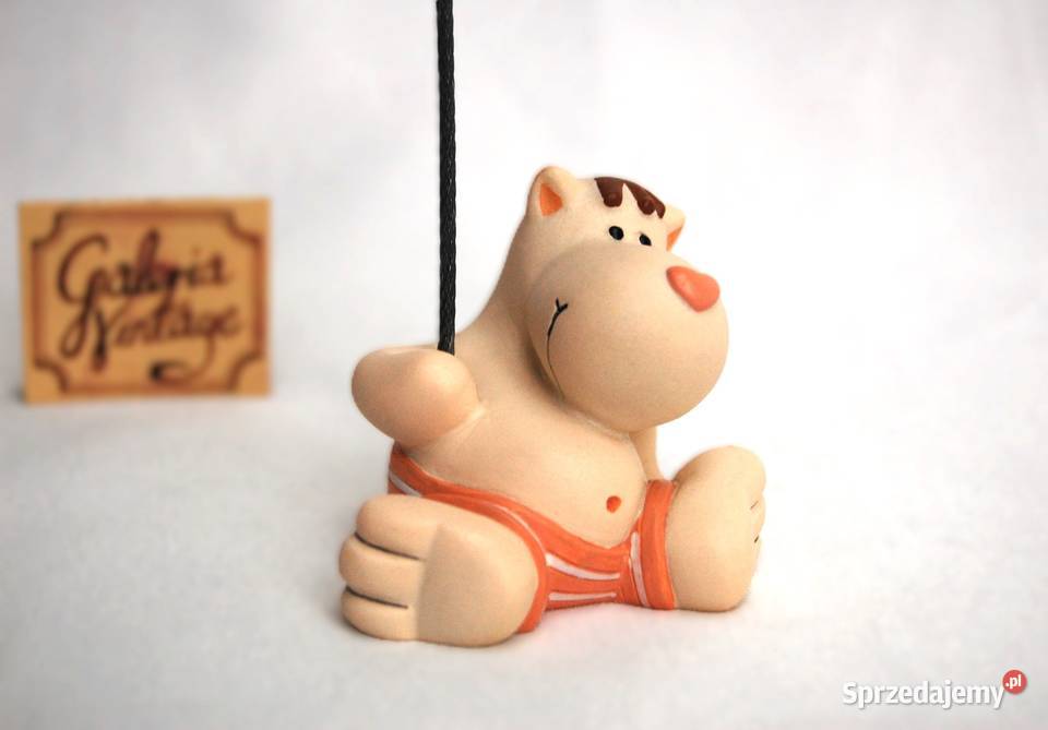 Klips na zdjęcie pocztówkę hipopotam figurka Lublin sprzedam