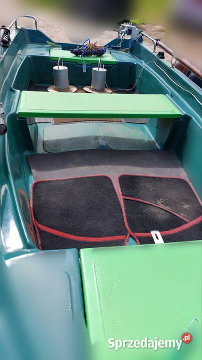 Łódź łódka wędkarska z przyczepą Zestaw NOWA