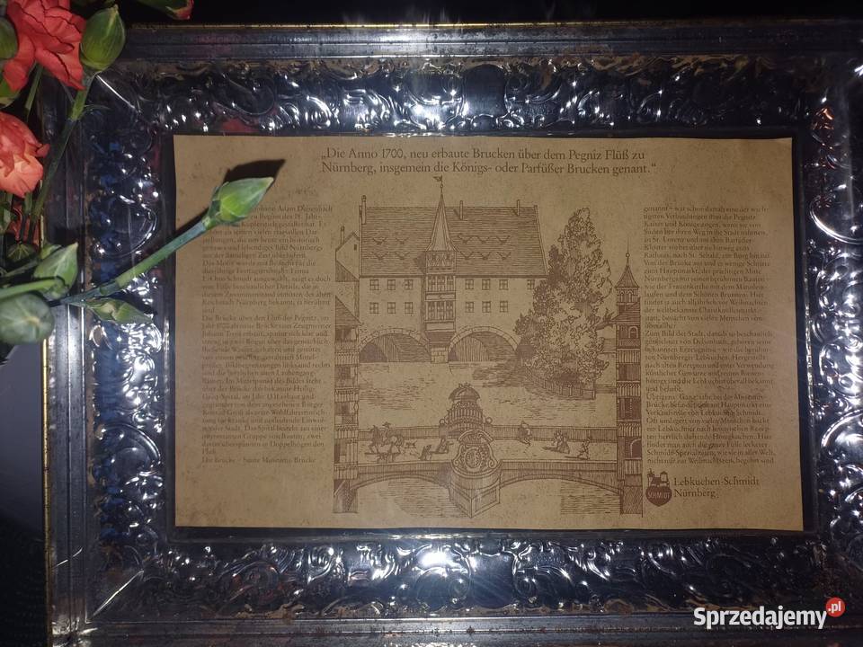 Puszka blaszana zabytkowa EOtto Schmidt 1988r Boguszów-Gorce