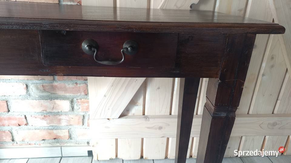 Konsolka kolonialna Konsola drewniana Komoda Meble