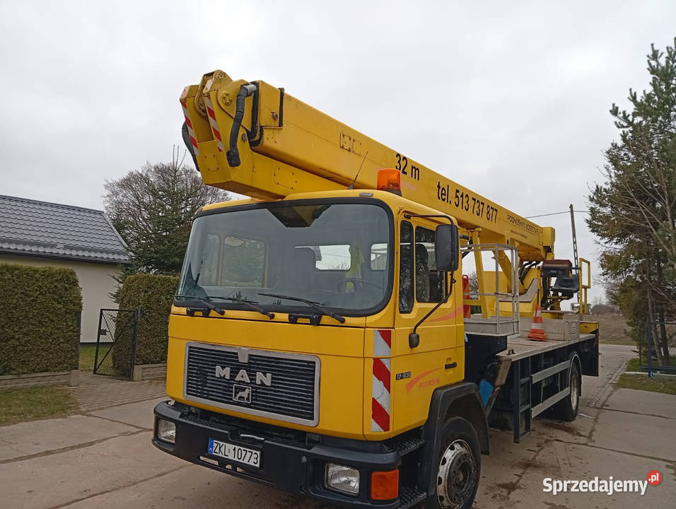 Podnośnik MAN F90 WUMAG WT 320 hydrauliczny Kołobrzeg