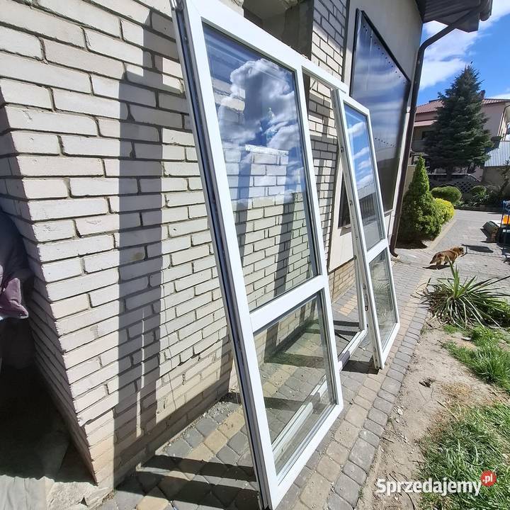 Sprzedam okna z demontażu pcv białe mazowieckie Błaziny Dolne