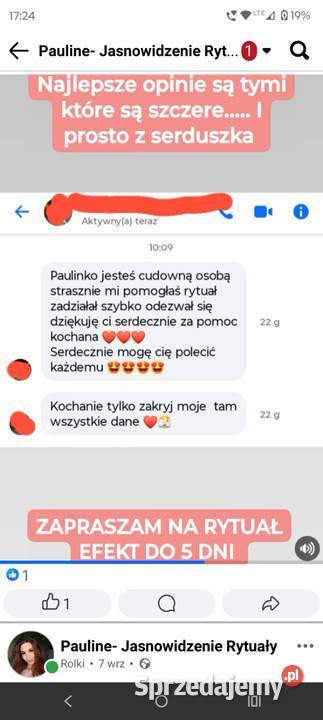 USLUGI RYRUALNE JASNOWIDZENIE mazowieckie Warszawa