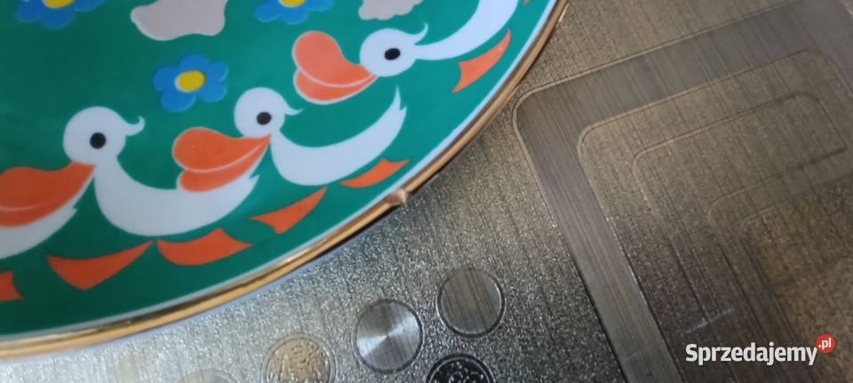 Stara porcelana patera bajki czerwony kapturek opolskie Nysa