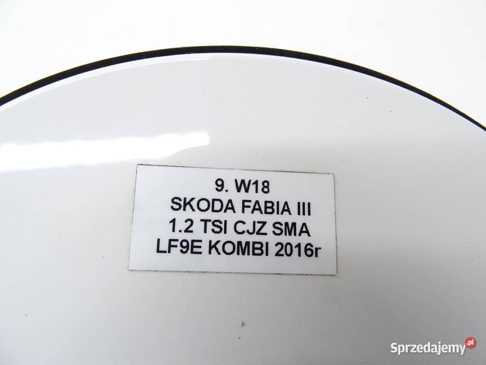 KLAPKA WLEWU PALIWA KOREK 6V9809857A SKODA sprzedam