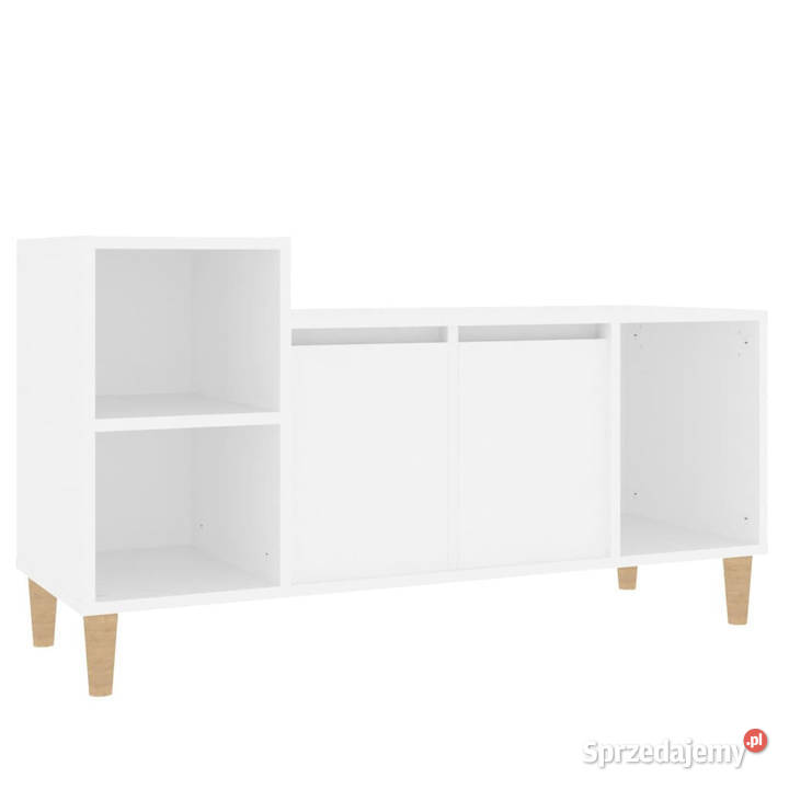 Szafka pod TV biała 100x35x55 materiał mazowieckie
