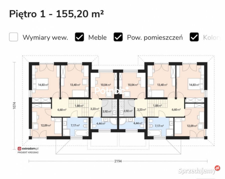Nowoczesny bliźniak 138m2 Leopolda Staffa Chełm