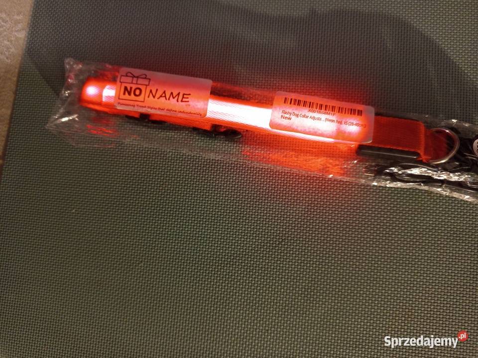 Obroża świecąca Flash SXS Neonowa czerwona 28 40 Warszawa