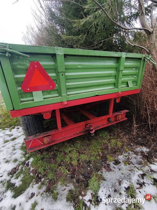 Przyczepa jednoosiowa sztywna nieuszkodzony zachodniopomorskie