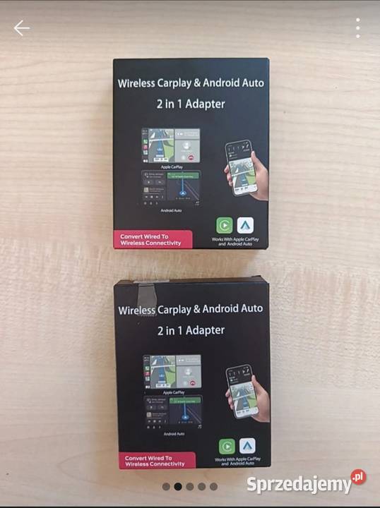 Nowy adapter bezprzewodowy 2w1 CarPlay Android Ligota Bialska