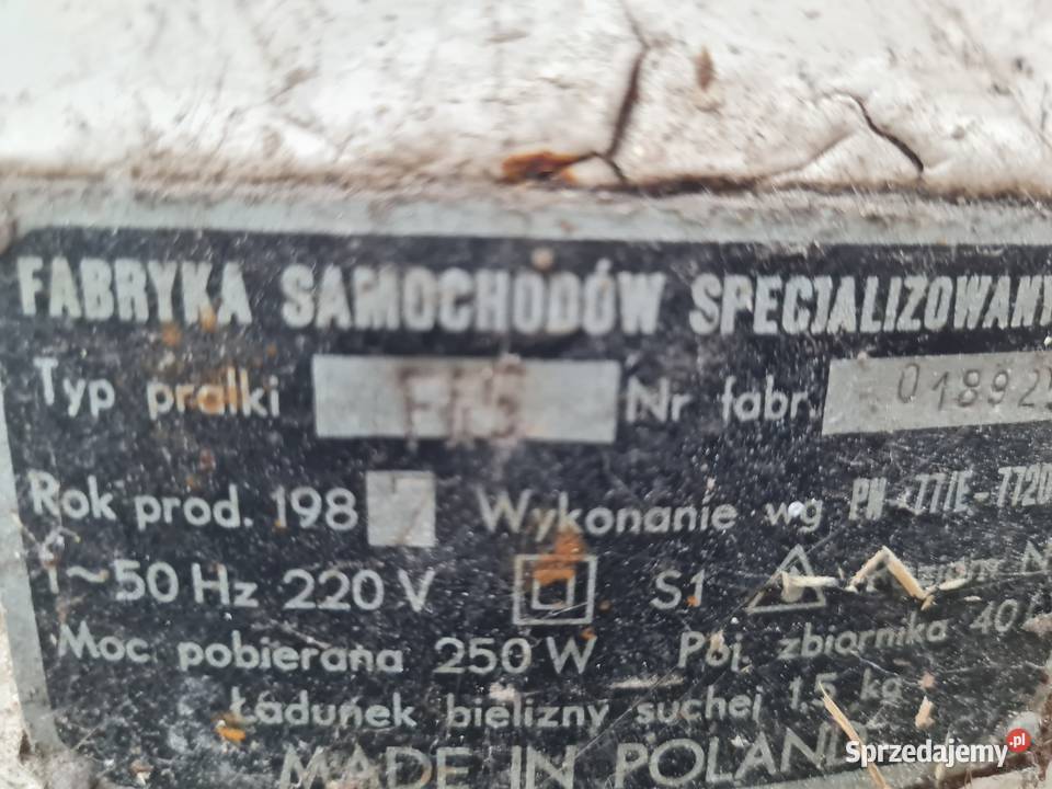 Pralka Frani plus wirówka Słupca